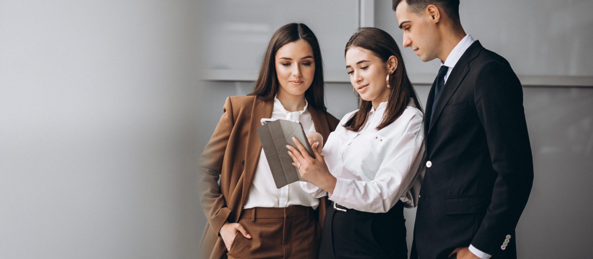 Bussiness people working in team in an office