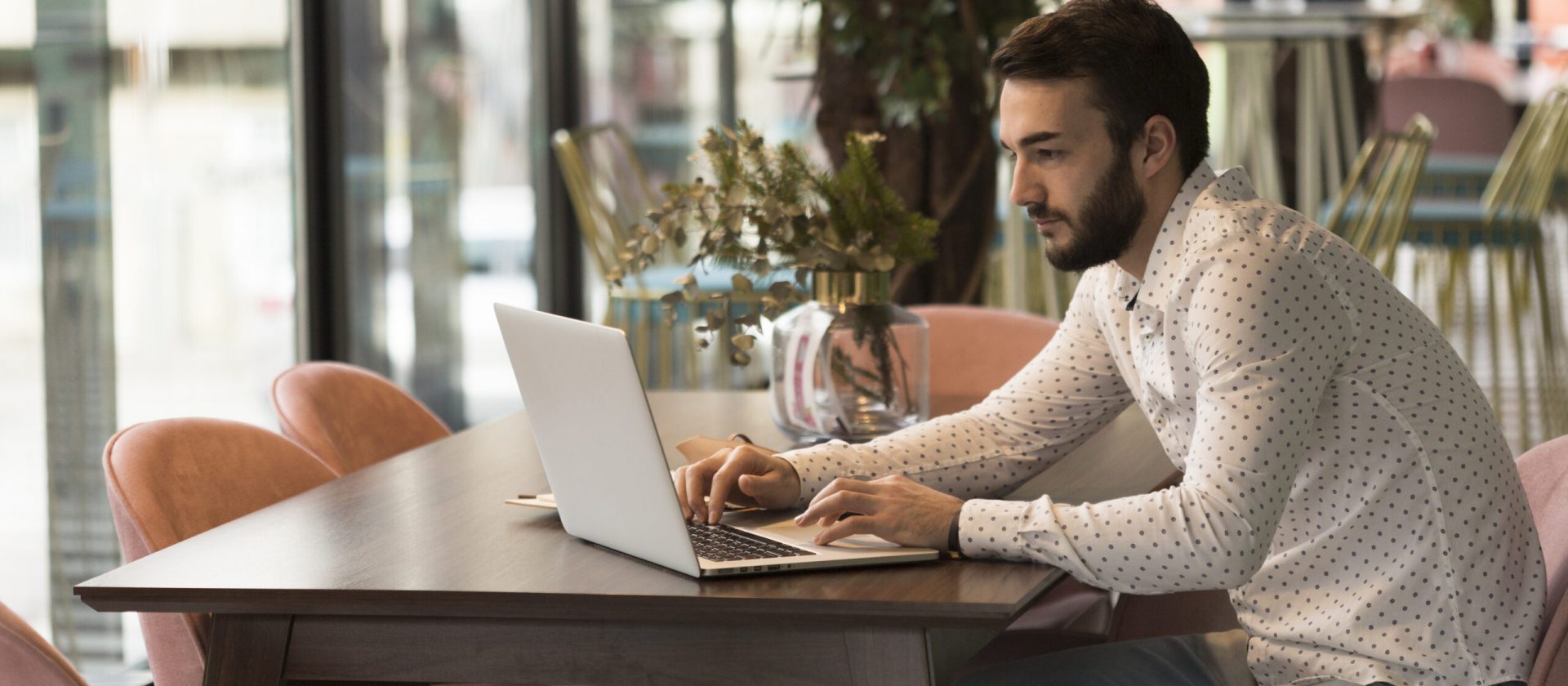 side-view-business-male-working